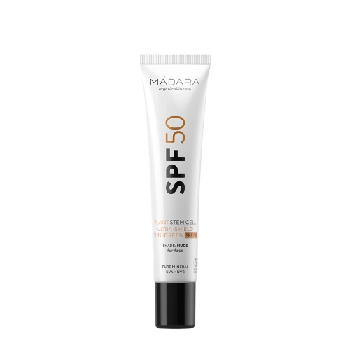 Madara - Ultra Shield Face Sunscreen SPF50 - Mineralny Krem do Twarzy z Filtrem - 40ml
