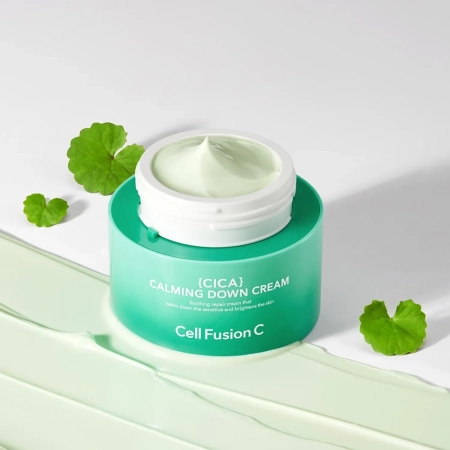 Cell Fusion C - Cica Calming Down Cream - Krem Łagodzący do Cery Wrażliwej - 50ml