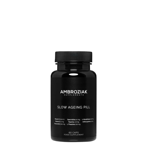 Dr Ambroziak - Slow Ageing Pill Suplement Diety - Wsparcie Ochrony Antyoksydacyjnej Organizmu - 60kaps.