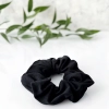 Anwen - Bawełniana Scrunchie - Czarna Gumka do Włosów - 1szt.