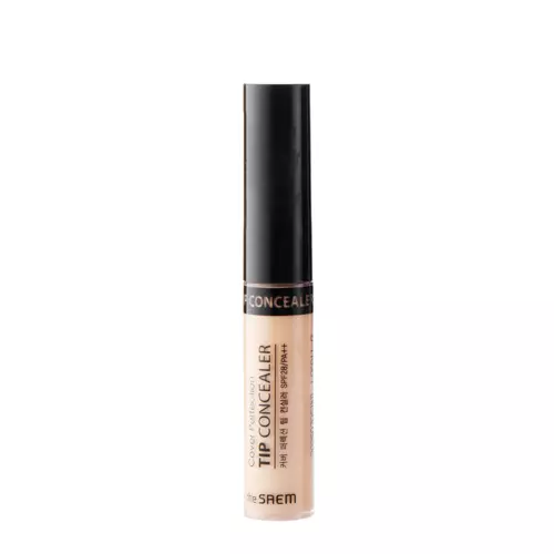 The Saem - Cover Perfection Tip Concealer - SPF 28/PA++ - Kryjący Korektor - 02 Rich Beige - 6,5ml
