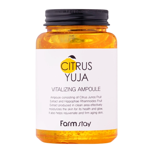 Farmstay - Citrus Yuja Vitalizing Ampoule - Ampułka Witalizująca z Cytrusowym Yuja - 250ml