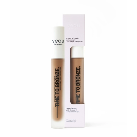 Veoli Botanica - Time To Bronze - Bronzer w Kremie z Witaminą C i Roślinnym Kolagenem - 10ml