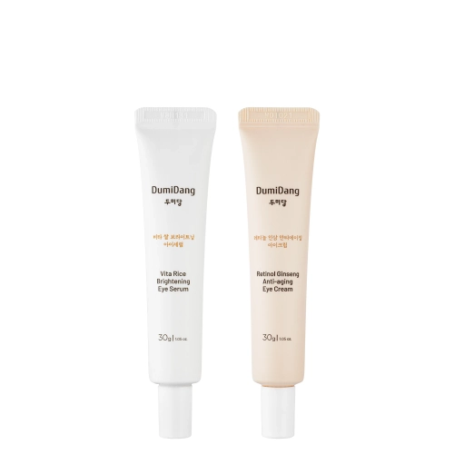 DumiDang - Rice & Ginseng Duo Eye Care Set - Zestaw Produktów pod Oczy - 2x30g