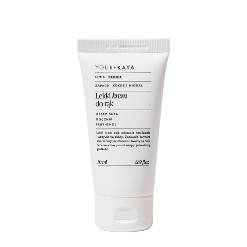 Your Kaya - Lekki Krem do Rąk o Zapachu Kokosa i Migdałów - 50ml
