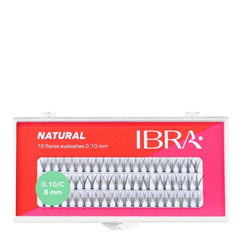 Ibra Makeup - Kępki Naturals 0,10 - 8mm - 60szt