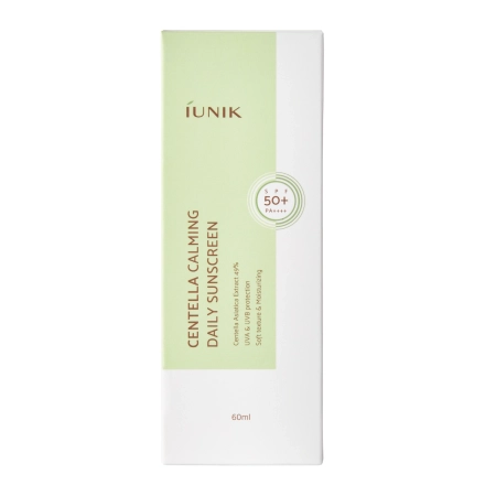 iUNIK - Centella Calming Daily Sunscreen SPF 50+ PA++++ - Krem z Filtrem Przeciwsłonecznym - 60ml 