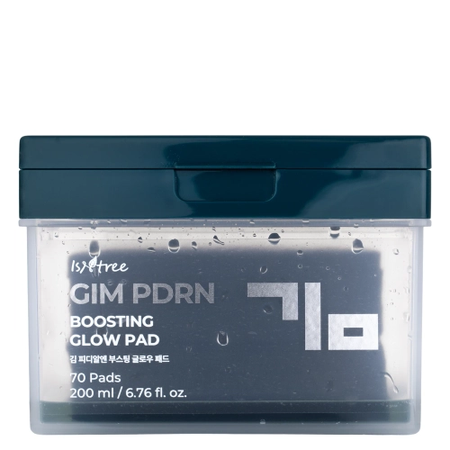 Isntree - GIM PDRN Boosting Glow Pad - Rozświetlające Płatki Tonizujące do Twarzy - 70szt/200ml
