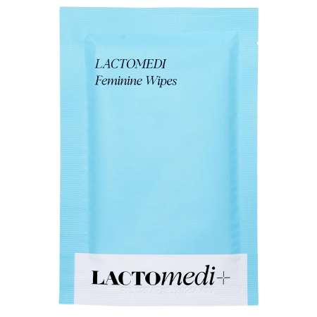 Lactomedi - Feminine Wipes - Chusteczki do Higieny Intymnej - 15x6g