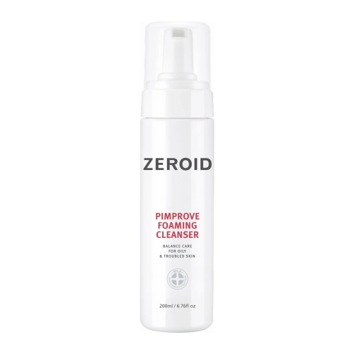 ZEROID - Pimprove Foaming Cleanser - Oczyszczająca Pianka do Twarzy z Kwasem Salicylowym - 200ml