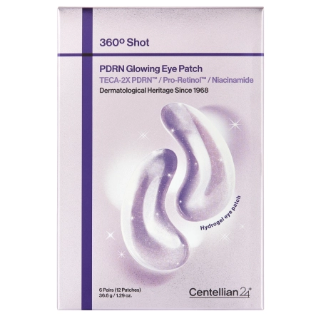 Centellian24 - 360º Shot PDRN Glowing Eye Patch - Płatki pod Oczy z PDRN - 6 par