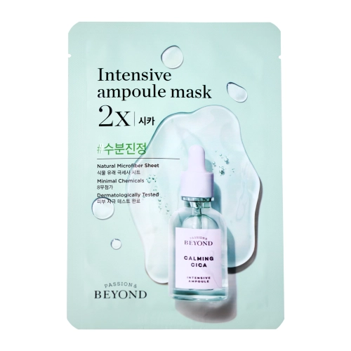 BEYOND - Intensive Ampoule Mask 2X - Cica - Kojąca Maska w Płachcie do Twarzy - 1szt/25ml
