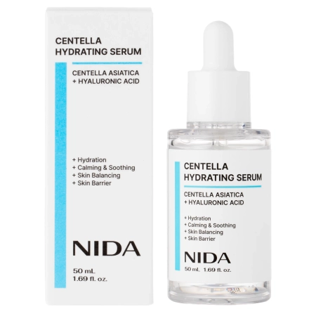 NIDA - Centella Hydrating Serum - Nawilżająco-Kojące Serum do Twarzy - 50ml