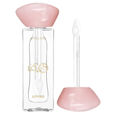 LOVRO - Bloomlight Lipgloss - Błyszczyk Optycznie Powiększający Usta z Efektem Chłodzenia - 01 Pure Shine - 5,5g