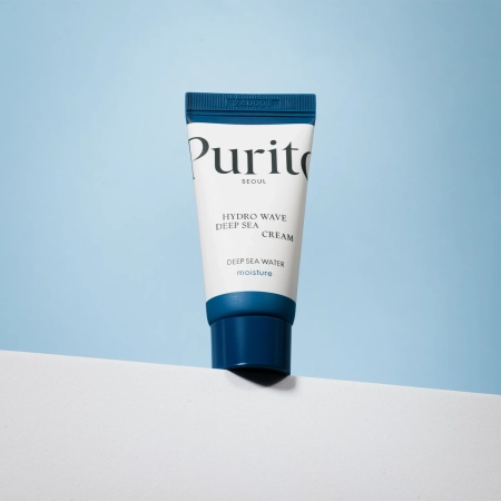 Purito Seoul - Hydro Wave Deep Sea Cream - Głęboko Nawilżający Krem na Bazie Wody Morskiej - 15ml GRATIS PL
