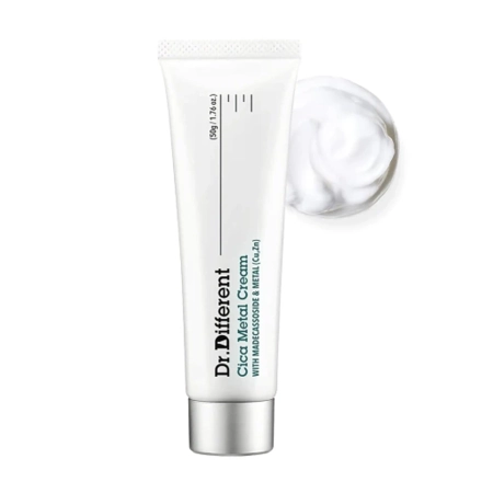 Dr.Different - CICA Metal Cream - Łagodzący Krem do Twarzy - 50g