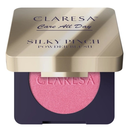 Claresa - Care All Day Silky Pinch Powder Blush - Pudrowy Róż Do Policzków - Hibiscus 01 - 2 g