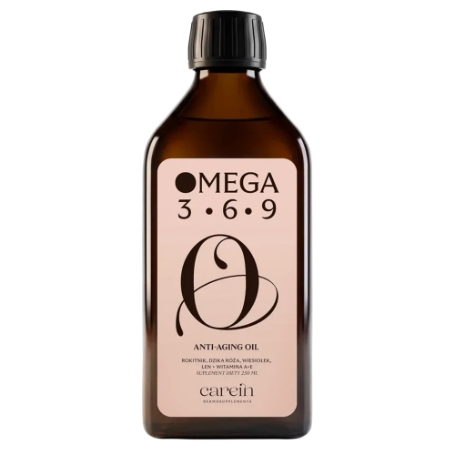 Carein - 8 OMEGA 3-6-9 Anti-Aging Oil - Olej Funkcjonalny - Skóra z Oznakami Starzenia - 250ml