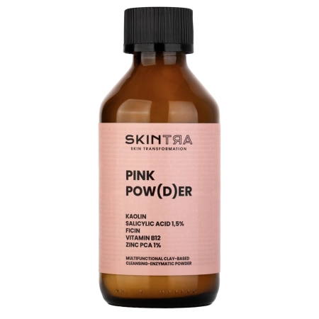 SkinTra - Pink Pow(d)er - Wielofunkcyjny Puder Oczyszczająco-Enzymatyczny Na Bazie Glinki - 40g