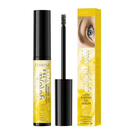 Claresa - Go(o)d Oil - Serum do Rzęs i Brwi z Olejkiem Rycynowym - 8g