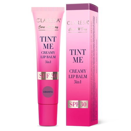 Claresa - Tint Me Creamy Lip Balm 3in1 SPF 30 - Koloryzujący Balsam Do Ust Z Filtrem SPF 30 - Granita - 12 ml