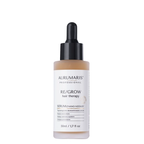 Aurumaris - Re/Grow Serum - Trychologiczne Serum przeciw Wypadaniu Włosów z Mikroigłami - 50ml
