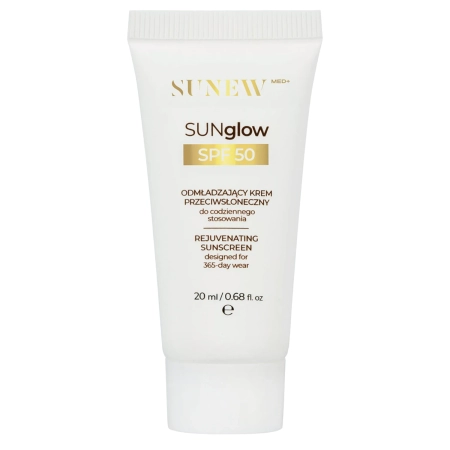 SunewMed+ - SUNglow SPF50 Odmładzający Krem Przeciwsłoneczny do Twarzy - 20ml
