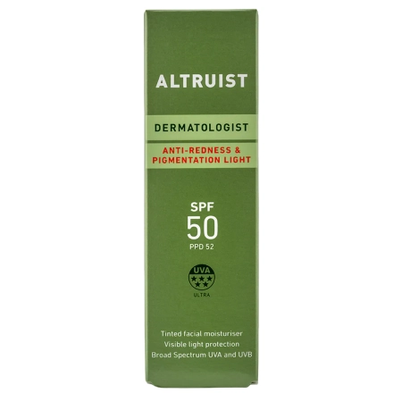 Altruist - Anti-Redness & Pigmentation SPF50 Light - Krem SPF 50 Redukujący Zaczerwienienia i Przebarwienia - 30ml 