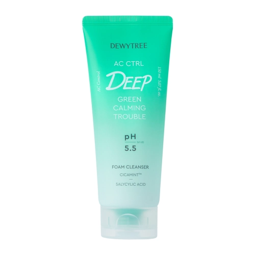 Dewytree - AC Ctrl Deep Green Calming Trouble Foam Cleanser - Kojąca Pianka Oczyszczająca do Cery Problematycznej - 150ml
