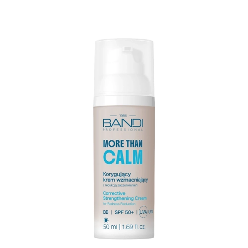 Bandi - More than Calm - Korygujący Krem Wzmacniający SPF 50+ z Redukcją Zaczerwienień - 50ml