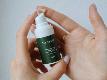 Polemika - Matcha Care - Przeciwstarzeniowy Krem Pod Oczy z Efektem Rozświetlenia - 15ml