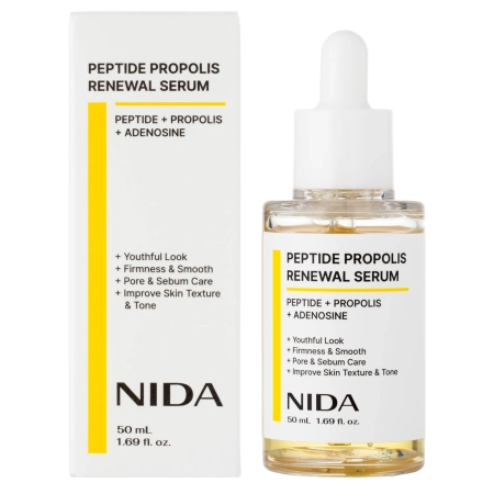 NIDA - Peptide Propolis Renewal Serum - Peptydowe Serum do Twarzy - 50ml