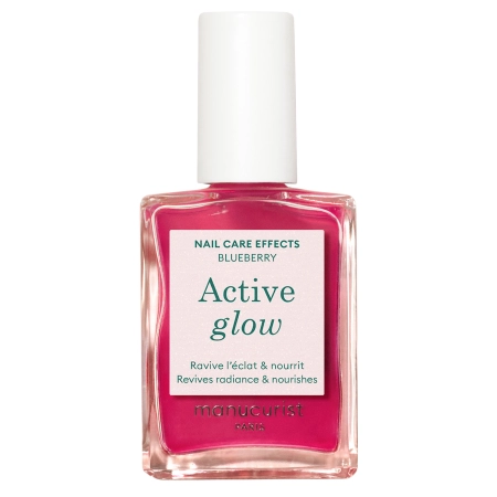 Manucurist - Active - Active Glow - Pielęgnujący Lakier 2w1 - Blueberry - 15ml