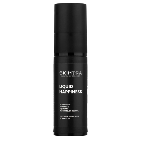 SkinTra - Liquid Happiness - Serum z Retinalem 0,3% na Twarz i pod Oczy - 30ml