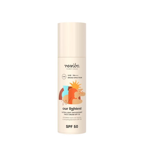 Resibo - Our Lightest - Ultralekki Krem do Twarzy z Antyoksydantami SPF50 - 50ml