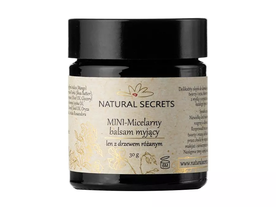 Natural Secrets - Micelarny Balsam Myjący - 30g