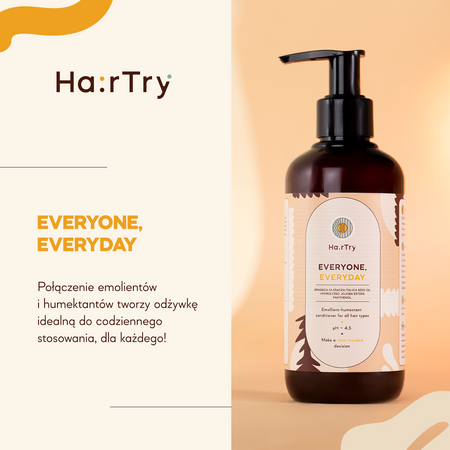HairTry - Everyone, Everyday - Odżywka Codzienna - 250ml OUTLET