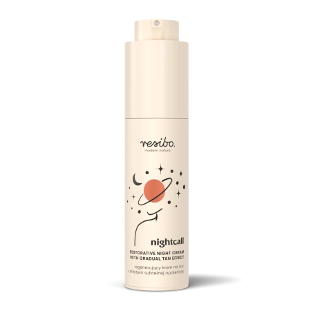 Resibo - Nightcall - Regenerujący Krem na Noc z Efektem Subtelnej Opalenizny - 50ml