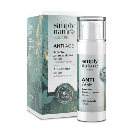 Clochee - Simply Nature - Przeciwzmarszczkowe Serum do Twarzy - 30ml