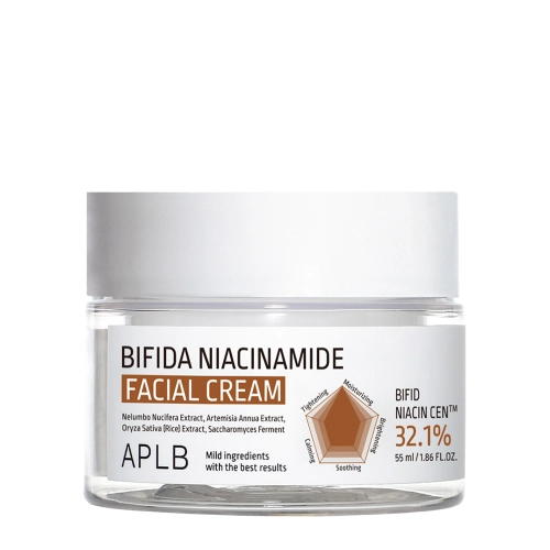APLB - Bifida Niacinamide Facial Cream - Krem Zwężający Pory z Niacynamidem - 55ml