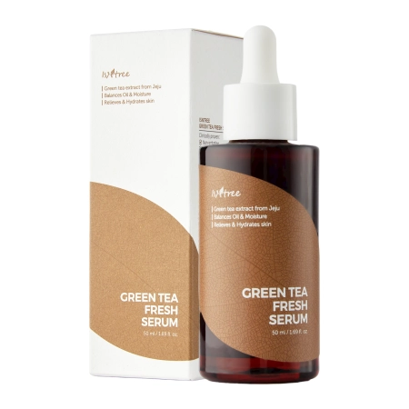Isntree - Green Tea Fresh Serum - Serum do Twarzy z Ekstraktem z Zielonej Herbaty - 50ml - OUTLET