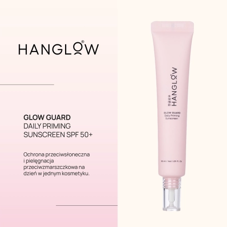 HanGlow - Glow Guard - Daily Priming Sunscreen SPF 50+ - Codzienny Krem Przeciwsłoneczny - 50ml