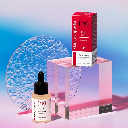 Skincyclopedia - Face Serum 1% Retinol + Squalane - Przeciwstarzeniowe Serum do Twarzy - 30ml OUTLET