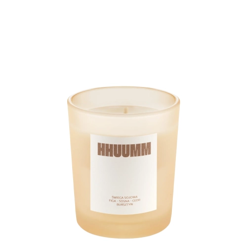 HHUUMM - Świeca Sojowa - Figa, Sosna, Cedr, Bursztyn - 70g