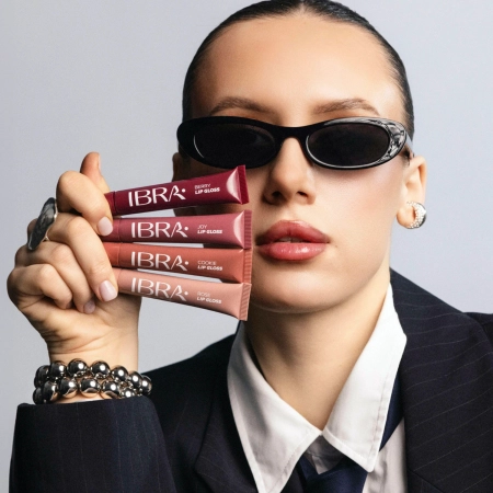  Ibra Makeup - Odżywczy Błyszczyk Do Ust - Cookie Lip Gloss - 10ml