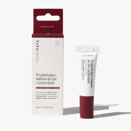Your Kaya - Wygładzający Balsam do Ust z Peptydami - Midight Cherry - 10ml