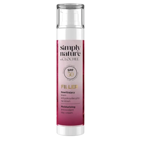 Clochee - Simply Nature Filler - SPF 30 Nawilżający Krem Antyoksydacyjny na Dzień - 50ml OUTLET
