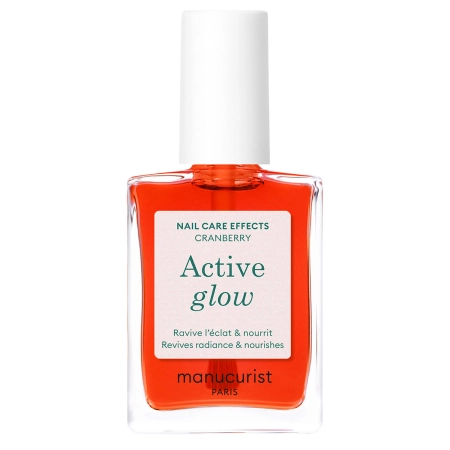 Manucurist - Active - Active Glow - Pielęgnujący Lakier 2w1 - Cranberry - 15ml