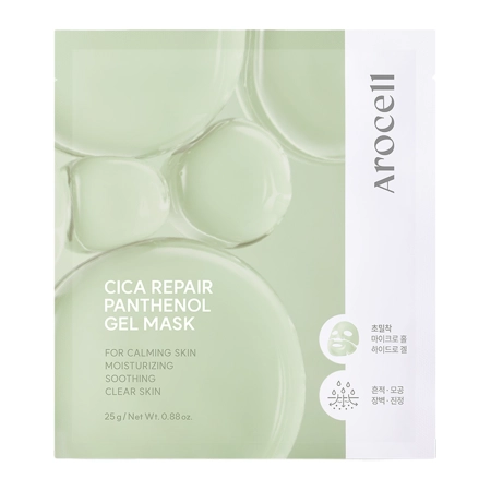 Arocell - Cica Repair Gel Mask – Hydrożelowa Maska Nawilżająco-Łagodząca do Twarzy - 1szt/25g
