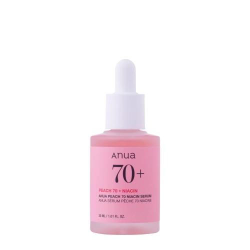 Anua - Peach 70 Niacin Serum - Serum Rozjaśniające z 70% Wodą Brzoskwiniową - 30ml